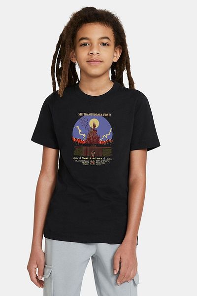 QIVI Unisex Copii Negru Castlevania See Castlevania First Imprimat Hanorac