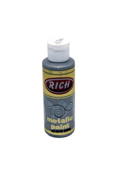 Rich Metalik Akrilik Boya 120 Cc. 863 Antik Gümüş