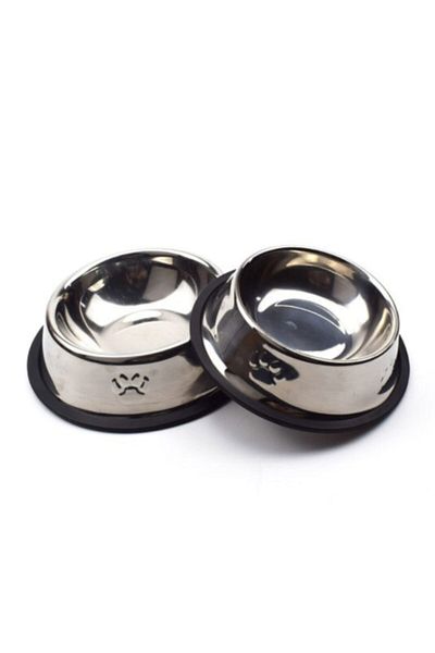 AÇIK KAPI 16 cm Stainless Steel - Pet Cat Dog Food Bowl