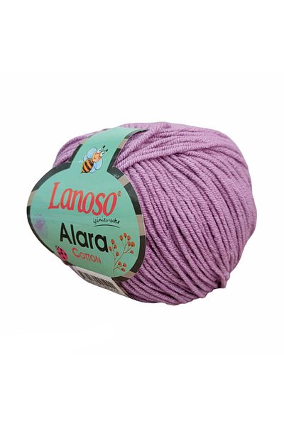 Lanoso Alara Βαμβάκι 50 γρ. Amigurumi Ipi 978 - Σχοινί πλεξίματος ανοιχτό δαμάσκηνο