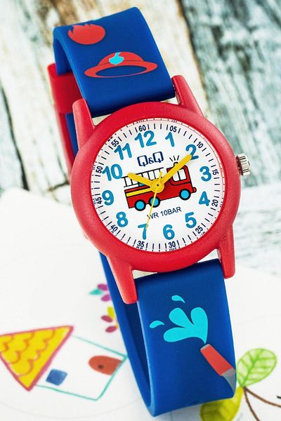 Q&Q Vr89j019y Unisex Waterproof Children's Wristwatch