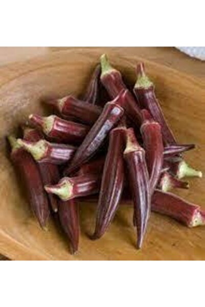 Köy Tohumları 100 Adet Tohum Eko Paket Kınalı Bamya Tohumu Bamya Tohumu Süpri...