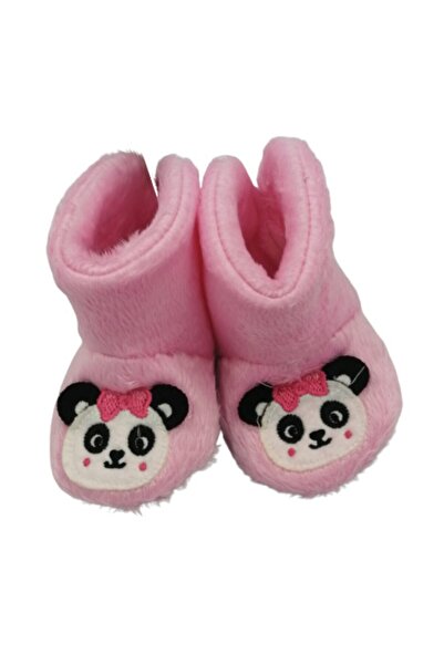 Ay Bebe Winter Baby Panduf with Panda Embroidery