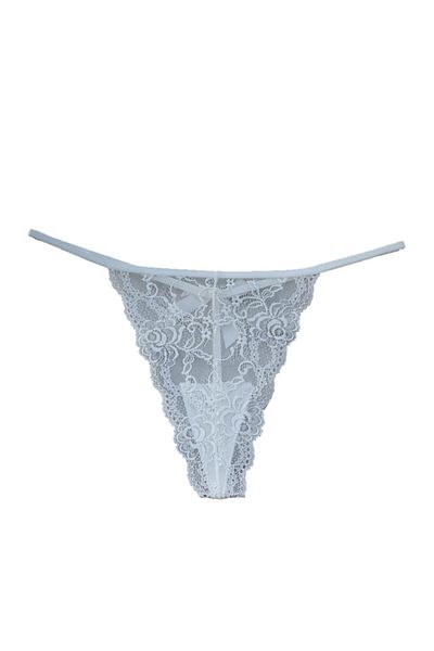 Betimoda Ribbon Thong Ecru