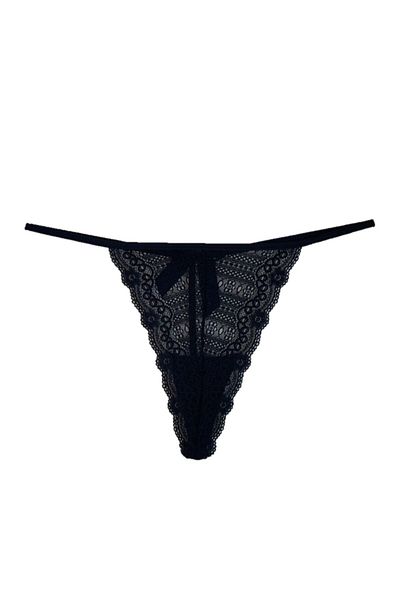 Betimoda Tanga Ribbon Negru