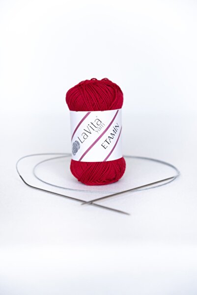 LaVita Yarn 30 gr Amigurumi, Punch, Etamin, ață de tricotat manual, pachet de...