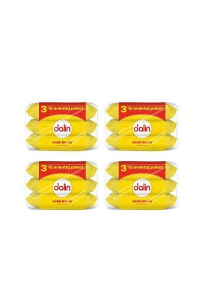 Dalin Classic Wet Towel - Set of 12, 3*4pk, 672 Sheets