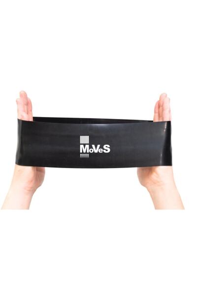 Band 7x5 cmx 30,5 cm Siyah Renk Loop Kas Germe Güçlendirme Egzersiz Pilates Bandı