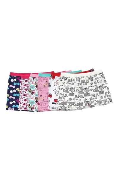 GÜMÜŞ Κοριτσίστικα εμπριμέ ελαστικό ύφασμα μπόξερ 3-συσκευασία