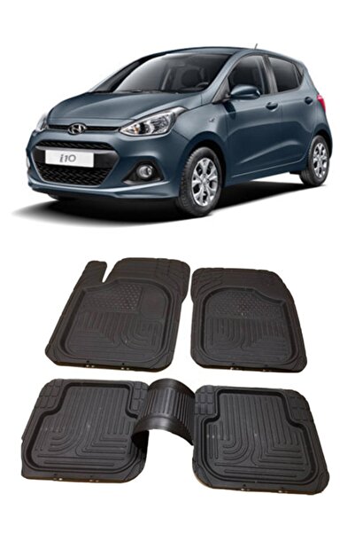 Onesize Fashion Hyundai I10 2013-2017 4d Havuzlu Paspas Takımı 5 Parça