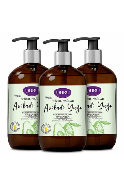 Duru Precious Oils Moisturizing Avocado Oil Liquid Soap 3x500ml