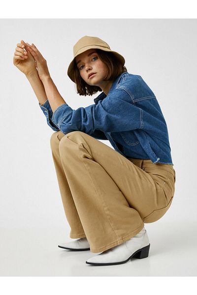 Koton Normal Waist Flared Leg Jeans - Victoria Jean