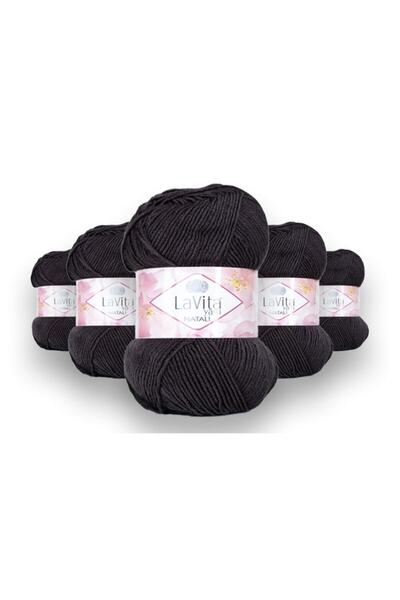 LaVita Yarn Natali El В'язальна нитка, пакет з 5 штук, Taka Yarn (9810-füme)