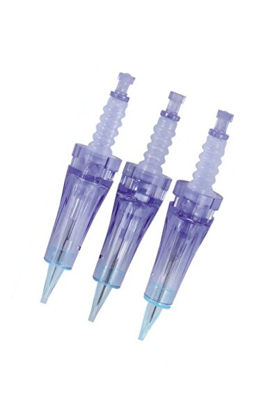 NEF Dermapen Uyumlu Soketli Mavi Kalıcı Makyaj Iğnesi 1 Pin 10 Adet