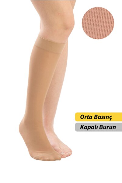 MORSA CYBERG ® Diz Altı Kapalı Burun Orta Basınç Çorabı Ccl 2