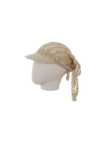 Fonem Mesh Knit Bandana Beige Fo 110