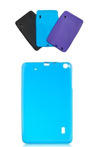 QNİAY Samsung Tab2 7" P3100 Silikonlu Arka Kılıf Tablet Klıfı Asorti Renk