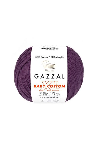 Gazzal Baby Cotton Xl Amigurumi Σπάρτινο - 3441 - 50 Γρ. Σχοινί διάτρησης