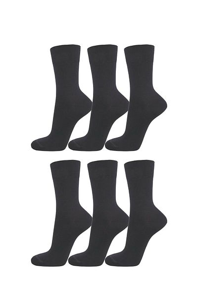 Meguca Socks Унисекс класически памучни чорапи до глезена, чифт от 6 джоба