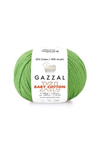 Gazzal Baby Cotton Xl Amigurumi Floss Outdoor Grass - 3448 - 50 Γρ. Σχοινί διάτρησης