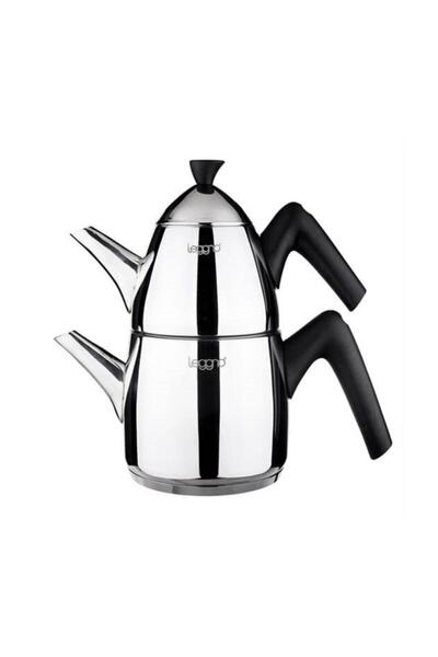Leggno طقم إبريق شاي أسود كبير الحجم من Joy، 1 لتر، 2 لتر، Cy02