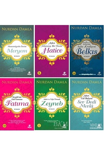 Hayat Yayınları Nurdan Damla Tüm Eserleri 6 Kitap Takım Adanmış Ömürler