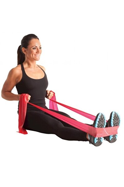 Sevamed Bandă Pilates Bandă de exercițiu din cauciuc pentru gimnastică Bandă pentru plăci de yoga Bandă de rezistență pentru fitness