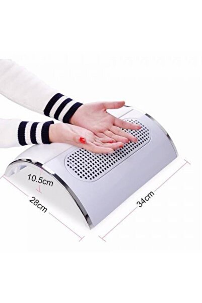 Elea Protez Tırnak Toz Toplama Cihazı 3 Motorlu 40 Watt Yüksek Cekiş Gücü