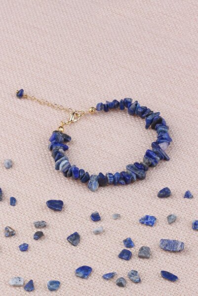 Dünya Doğal Taş سوار نسائي من حجر اللازورد الطبيعي -300187