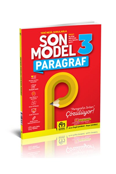 Model Eğitim Yayınları 3. Sınıf Son Model Paragraf Soru Kitabı