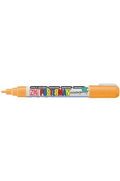 Zig Posterman Waterproof Painting Marker Fine Tip 1 Mm Orange