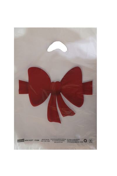 Koroplast Fiyonk Baskılı Ekonomik Orta Boy Hışır Poşet 26x38cm (100 ADET)