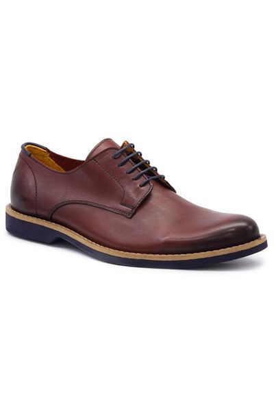 Freefoot 438 Burgundy Leather Men's Shoes
