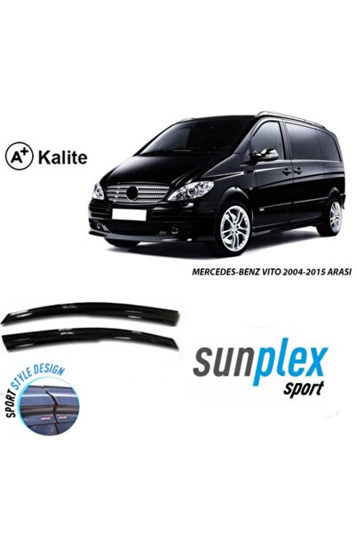 SUNPLEX Mercedes Vito W639 2003-2014 Arası Modellere Uygun Cam Rüzgarlığı 2 Parça 1.Kalite