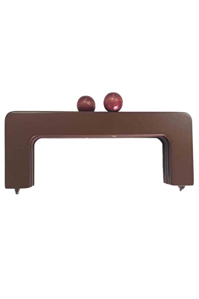 angel çanta aksesuar Bursă Lemn Specială Dreptunghiulară Culoare Maro 20 Cm