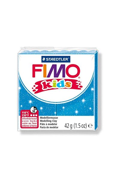 Staedtler Fimo Kids Yumuşak Polimer Kil 42 gr 312 Yaldızlı Mavi