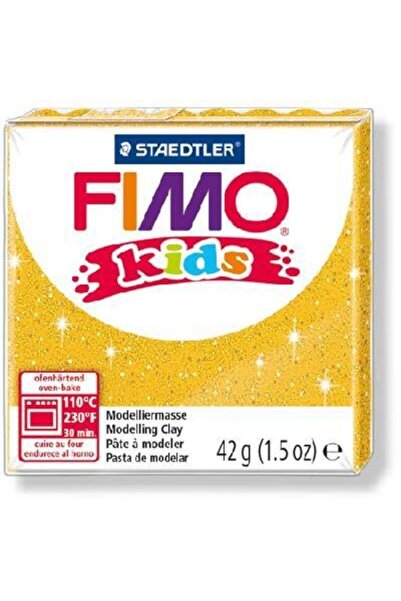 Staedtler Fimo Kids Yumuşak Polimer Kil 42 gr 112 Glitter (SİMLİ) Gold