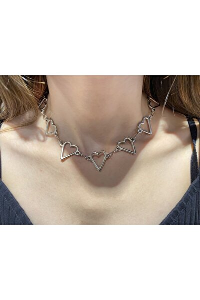 facnspt Favoriconsept - قلادة سلسلة تفاصيل القلب