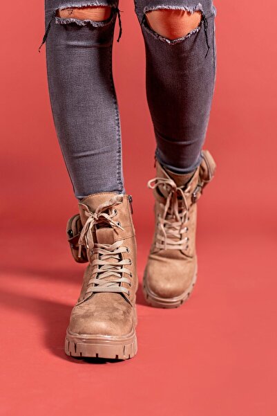 Riccon Kum Kadın Mini Çantalı Postal Bot 00127640