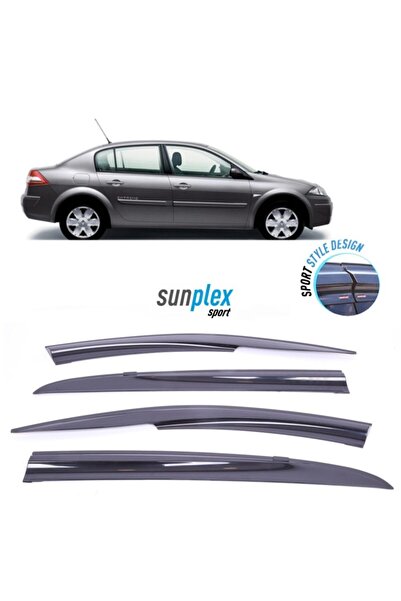 SUNPLEX Renault Megane 2 2003-2009 Modeller Için Cam Rüzgarlığı (mugen) 4 Prç...