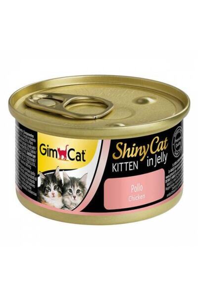 Gimcat Gim Cat Shıny Tavuklu Jöleli Yavru Kedi Konserve Yaş Mama 70g. (6 Adet)