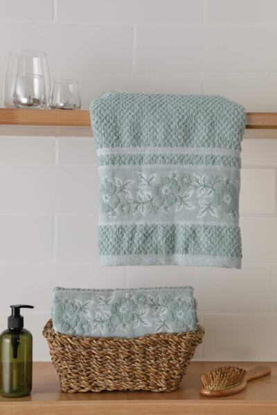 Yiğit Двохшаровий рушник 50x90 - зелений