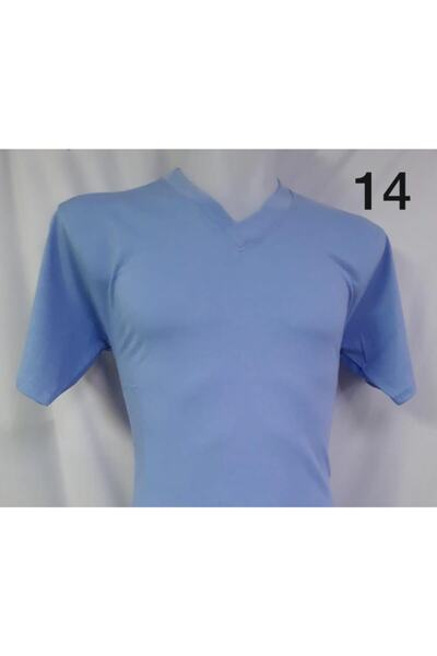 ümitteks iş ve okul kıyafetleri Pamučni džersej Single jersey V izrez 100% pamuk