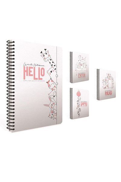 Gıpta White Notebook Sp.karton Kpk.def.a4 80yp Checkered