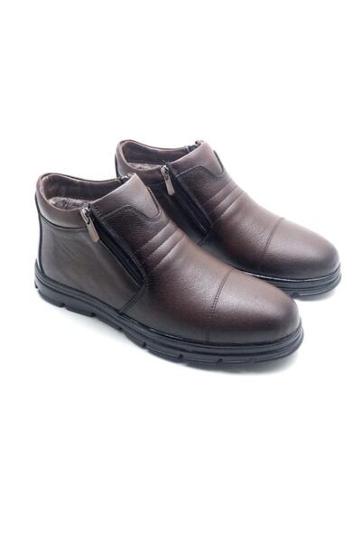 Derilax Ανδρικές μπότες από γνήσιο δέρμα Cold Proof Shearling