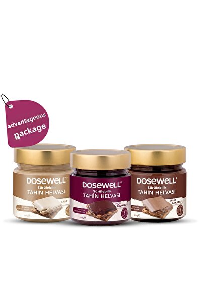 Dosewell عبوة من 3 قطع من كعكة الطحينة المفيدة