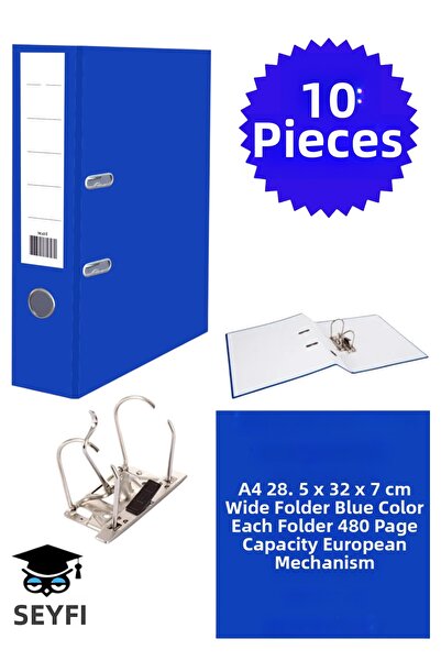 SEYFİKİRTASİYE مجلد مكتبي A4، منظم أوراق مكتبية، مجلد بحلقة معدنية مزدوجة، آل...