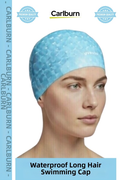 Carlburn # Bone Long Hair Non-Slip Waterproof Leak-Proof Swimming Pool Sea Ca...