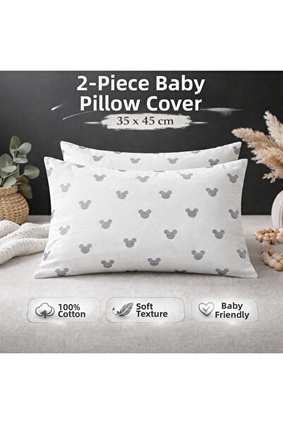 YUSRAMODA 2-Piece Baby Child Pillowcase (35X45 cm)