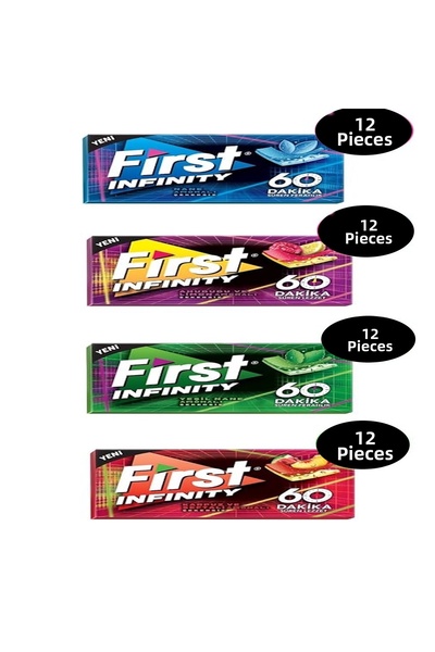 MyClean First Infinity Gum Assortment 12 Packs Total 48 Pieces